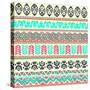 Abstract Tribal Pattern-transiastock-Stretched Canvas