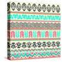 Abstract Tribal Pattern-transiastock-Stretched Canvas