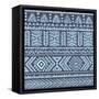 Abstract Tribal Pattern-transiastock-Framed Stretched Canvas