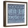 Abstract Tribal Pattern-transiastock-Framed Art Print