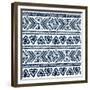Abstract Tribal Pattern-transiastock-Framed Premium Giclee Print