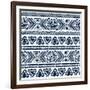 Abstract Tribal Pattern-transiastock-Framed Art Print