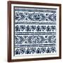 Abstract Tribal Pattern-transiastock-Framed Art Print