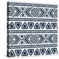 Abstract Tribal Pattern-transiastock-Stretched Canvas