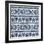 Abstract Tribal Pattern-transiastock-Framed Art Print