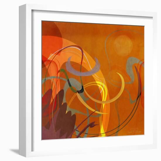 Abstract Twirl 05-Joost Hogervorst-Framed Art Print