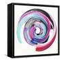 Abstract Twisted Brush Stroke-wacomka-Framed Stretched Canvas