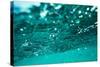 Abstract Underwater Background with Bokeh-shevtsovy-Stretched Canvas