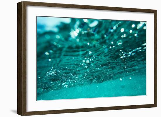 Abstract Underwater Background with Bokeh-shevtsovy-Framed Photographic Print