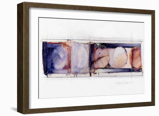 Abstract V-Dean Bruce-Framed Art Print