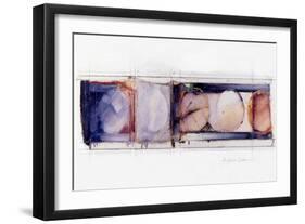 Abstract V-Dean Bruce-Framed Art Print