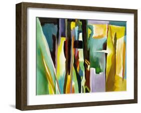 Abstract Variation-Hyunah Kim-Framed Art Print