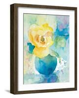 Abstract Vase of Flowers I-Lanie Loreth-Framed Art Print