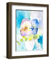 Abstract Vase of Flowers II-Lanie Loreth-Framed Art Print