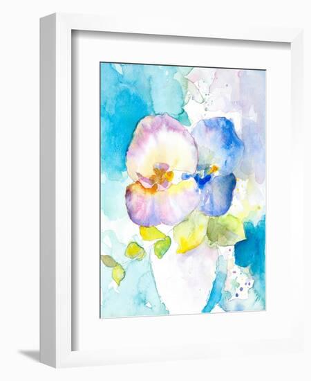 Abstract Vase of Flowers II-Lanie Loreth-Framed Art Print