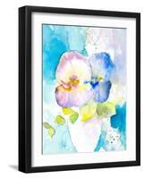 Abstract Vase of Flowers II-Lanie Loreth-Framed Art Print