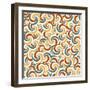 Abstract Vector Wave Background Wallpaper-Lisa Kolbasa-Framed Art Print