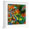 Abstract Vibrant Pattern-null-Framed Premium Giclee Print