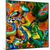 Abstract Vibrant Pattern-null-Mounted Premium Giclee Print