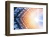 Abstract View of a Skyscraper-cla78-Framed Photographic Print