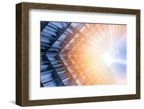 Abstract View of a Skyscraper-cla78-Framed Photographic Print