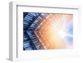 Abstract View of a Skyscraper-cla78-Framed Photographic Print