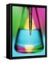 Abstract View of Pipette & Conical Flask-Tek Image-Framed Stretched Canvas