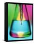 Abstract View of Pipette & Conical Flask-Tek Image-Framed Stretched Canvas