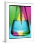 Abstract View of Pipette & Conical Flask-Tek Image-Framed Photographic Print