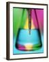 Abstract View of Pipette & Conical Flask-Tek Image-Framed Photographic Print