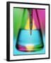 Abstract View of Pipette & Conical Flask-Tek Image-Framed Photographic Print