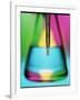 Abstract View of Pipette & Conical Flask-Tek Image-Framed Photographic Print