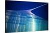 Abstract view of St. Louis Arch from below, MO-null-Stretched Canvas