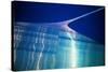 Abstract view of St. Louis Arch from below, MO-null-Stretched Canvas