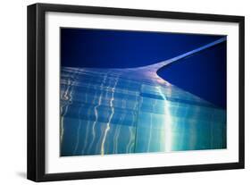 Abstract view of St. Louis Arch from below, MO-null-Framed Photographic Print