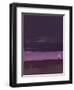 Abstract Violet Watercolor-Hallie Clausen-Framed Art Print