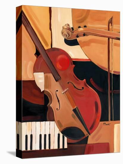 Abstract Violin-Paul Brent-Stretched Canvas