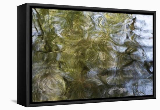 Abstract Water 100178-Rica Belna-Framed Stretched Canvas