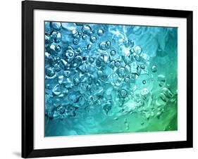 Abstract Water With Bubbles-nikkytok-Framed Photographic Print