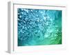 Abstract Water With Bubbles-nikkytok-Framed Photographic Print