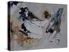 Abstract Watercolor 4121-Pol Ledent-Stretched Canvas