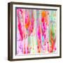 Abstract Watercolor Background.-Elena Medvedeva-Framed Art Print