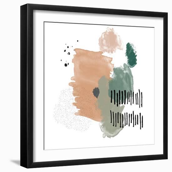 Abstract Watercolor Composition III-Bay Solace-Framed Art Print