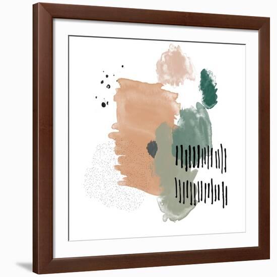 Abstract Watercolor Composition III-Bay Solace-Framed Art Print