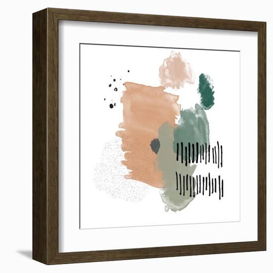 Abstract Watercolor Composition III-Bay Solace-Framed Art Print