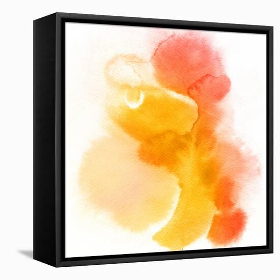 Abstract Watercolor Hand Painted Background-katritch-Framed Stretched Canvas