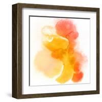 Abstract Watercolor Hand Painted Background-katritch-Framed Art Print