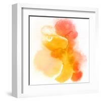 Abstract Watercolor Hand Painted Background-katritch-Framed Art Print