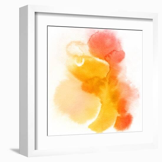 Abstract Watercolor Hand Painted Background-katritch-Framed Art Print