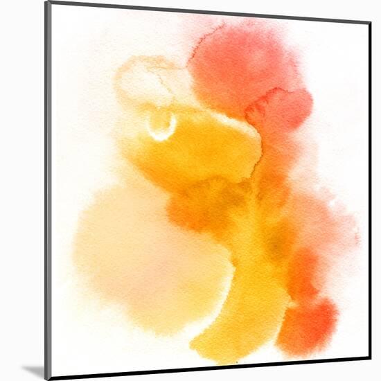 Abstract Watercolor Hand Painted Background-katritch-Mounted Art Print